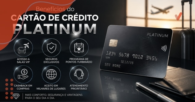 Benefícios do cartão de crédito platinum